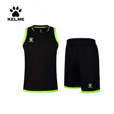 KELME卡爾美 籃球服套裝男比賽服K15Z102